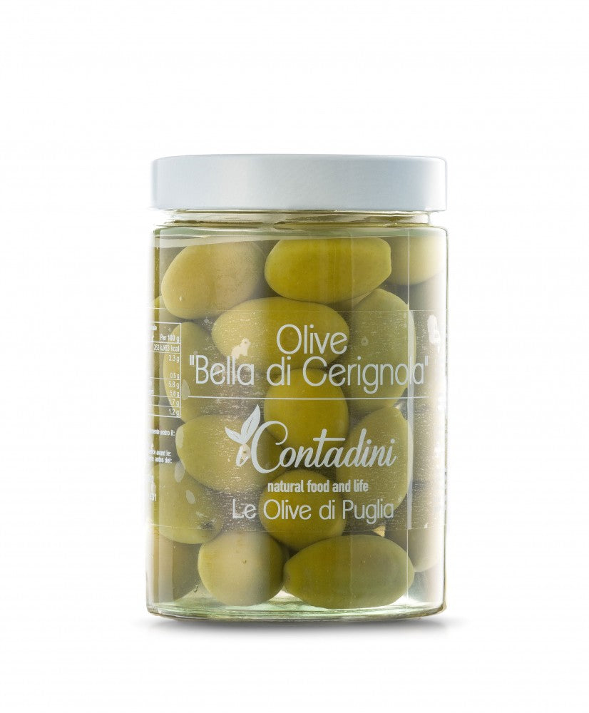 Olive verdi Bella di Cerignola - 550g I Contadini