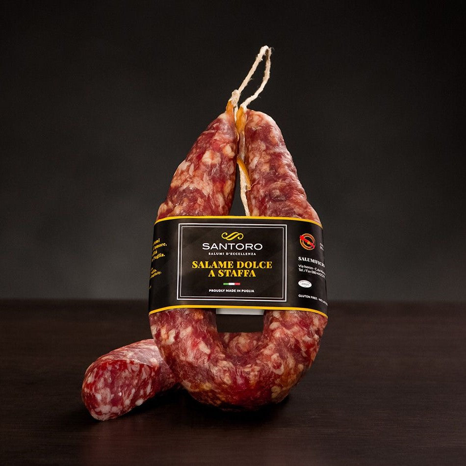 Salame a Staffa Dolce, Santoro -  Staffa (450gr)