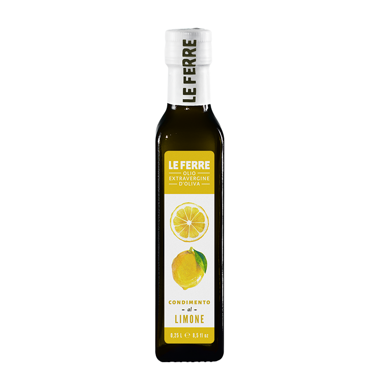 Olio Extravergine d'oliva aromatizzato al Limone, LA FERRE - 0,25L